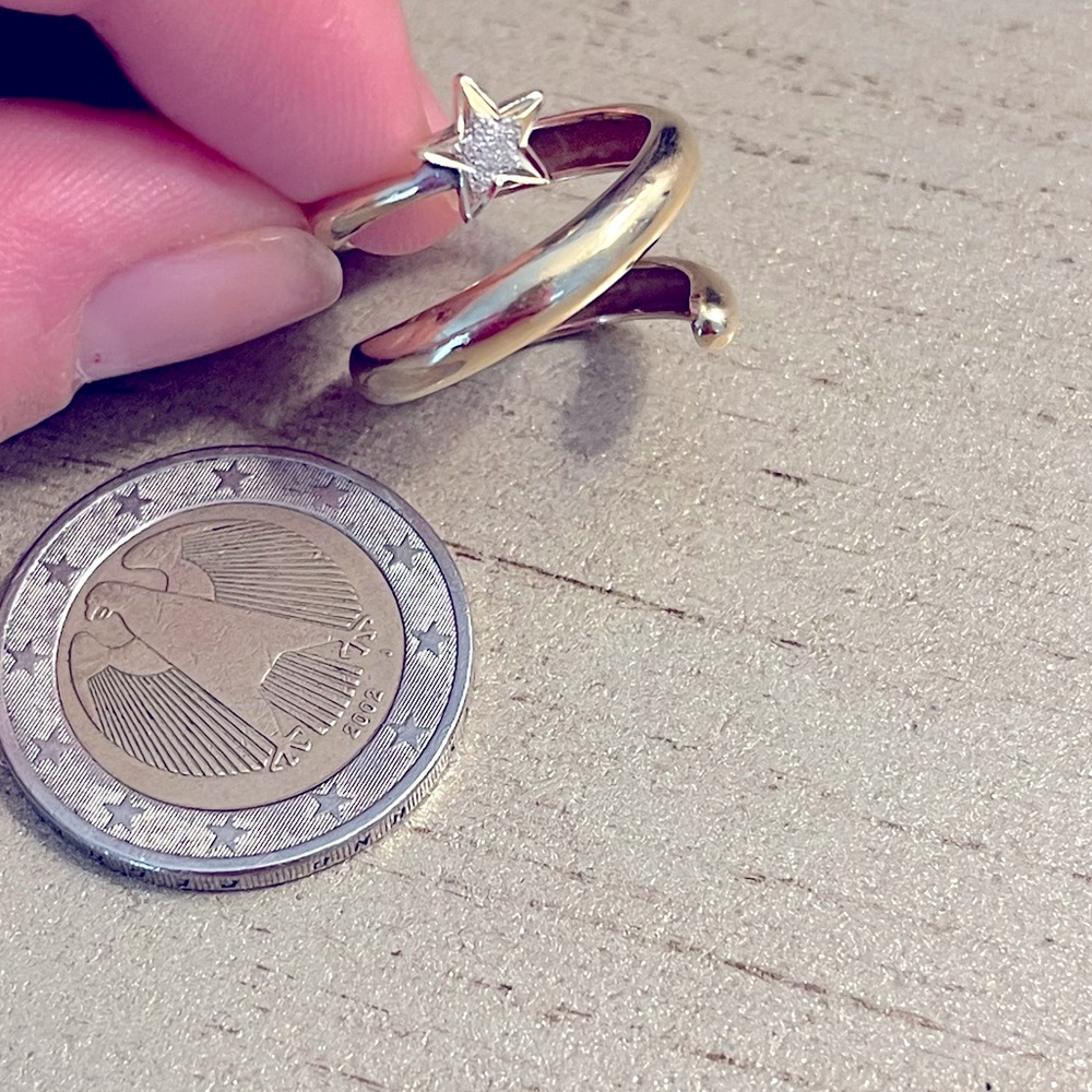 Gold plated ring